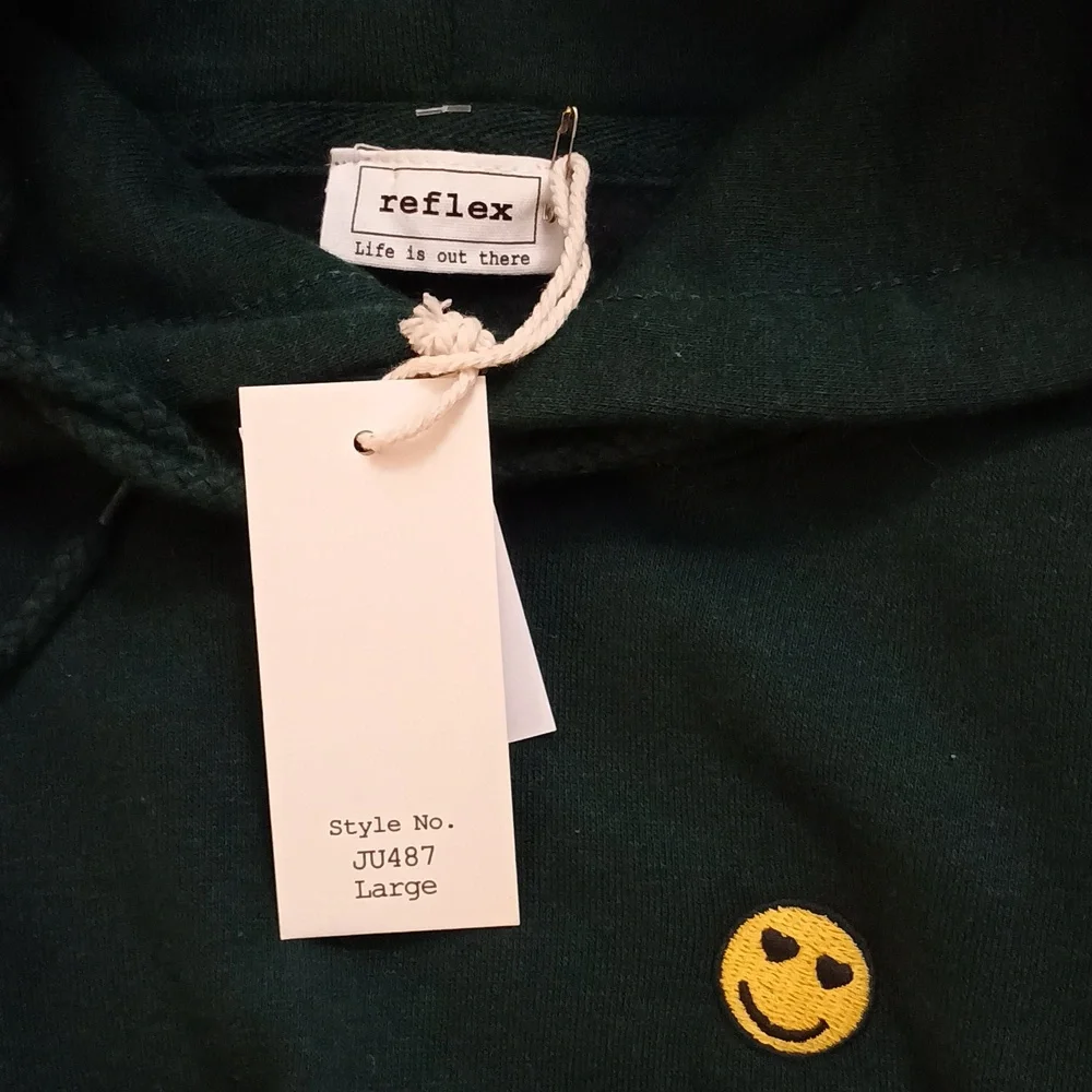 LARGE Ultra soft reflex emoji hoodie - Picture 3 of 4